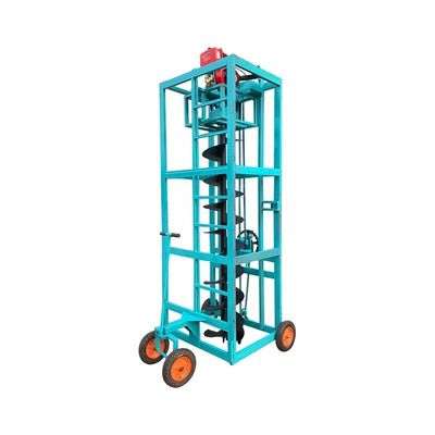 Machine de forage à auger portable Longueur de forage 0,5 à 2,5 m Max. couple nul