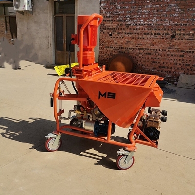 200 kg Capacité de la paroi de béton ciment machine à pulvériser le plâtre avec 15M distance verticale