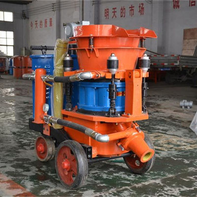 Appareil de pulvérisation de béton orange Gunite machine à béton de tir pression d'air de fonctionnement 0,2-0,4MPa