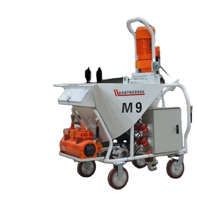 M6 Machine de plâtrage par pulvérisation à base de plâtre de ciment de mortier utilisée pour le plâtrage lisse