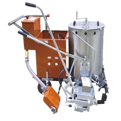 Machine de marquage routier poussée à la main à haut rendement pour revêtement thermoplastique