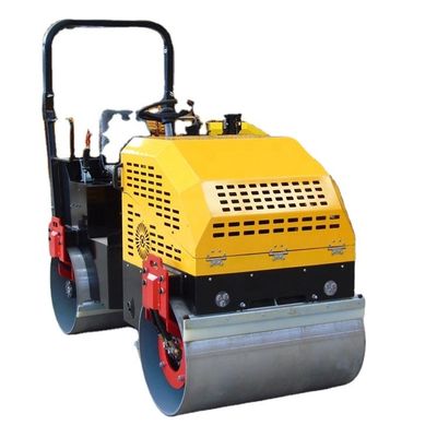 1000 kg Mini Asphalt rouleau marche derrière rouleau compacteur rouleau double compact