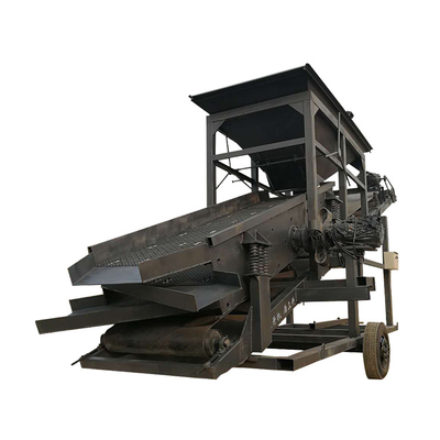 Machine de sélection de sable par vibration à trois couches pour la séparation des déchets municipaux dans les exploitations agricoles