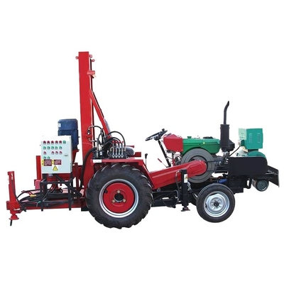 Profondeur de forage max.120m Forage hydraulique complet à circulation inverse pour une mobilité facile
