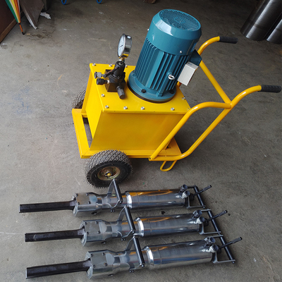 Machine hydraulique de séparation de pierre à moteur alternatif pour la séparation de roches lourdes