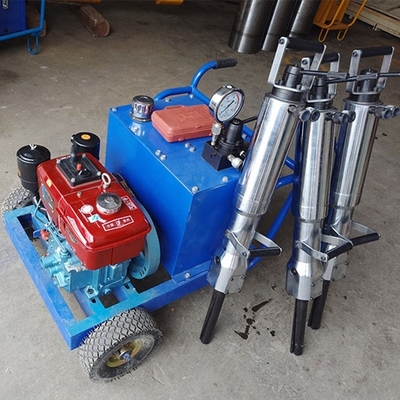 Splitter hydraulique portable à moteur à courant alternatif pour le forage et le fracturage de roches dures
