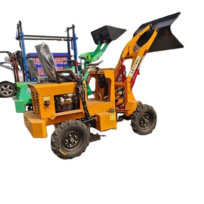 Les chargeurs à roues miniatures Wolf homologués par la CE Wl 80 sans vanne hydraulique et pesant 600 kg