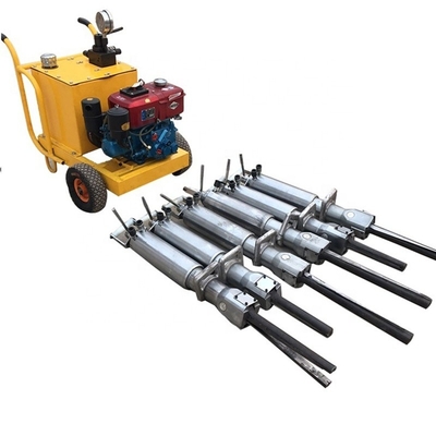 Découvrez la puissance de notre fractionneur hydraulique portable pour le forage de roches