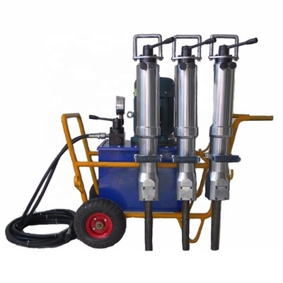Découvrez la puissance de notre fractionneur hydraulique portable pour le forage de roches