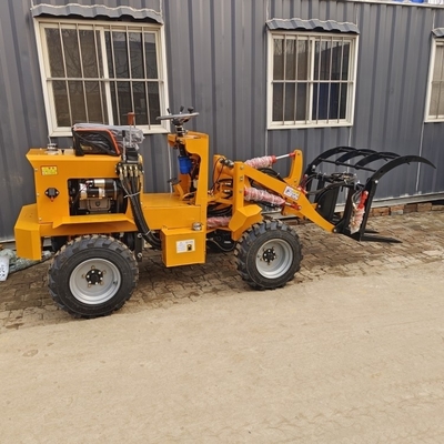 Mini-tracteur chargeur chargeur léger chargeur roue chargeur machine avec 0,3m3 capacité de seau