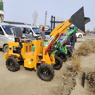 1 tonne 2 tonnes 3 tonnes moteur diesel compact petit chargeur à roues hydraulique chargeur avant mini