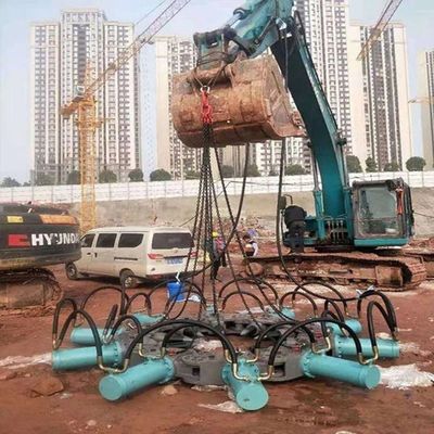 Appareil de concassage de béton pour les piles rondes de tonnes ≥ 10