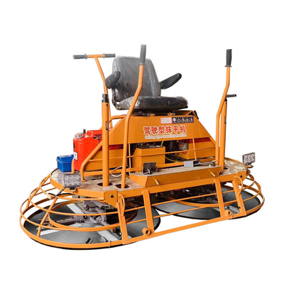 L'utilisation de l'essence sur le plancher de béton de nivellement de la machine à truelle de puissance avec un entretien facile