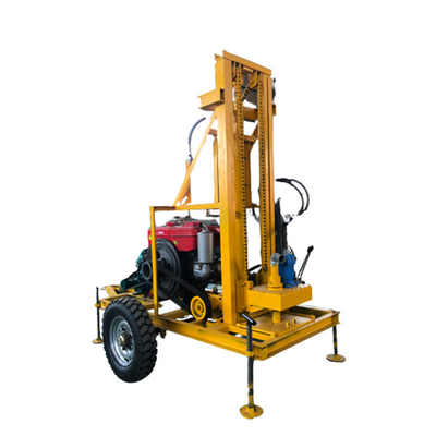Profondeur de forage max.180m Machine pneumatique de forage de puits d'eau avec certification ISO