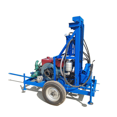 Profondeur de forage max.180m Machine pneumatique de forage de puits d'eau avec certification ISO