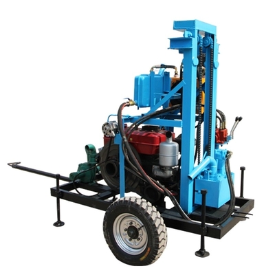 150 mètres de profondeur moteur diesel puits d'eau puits de forage de roche avec une construction robuste