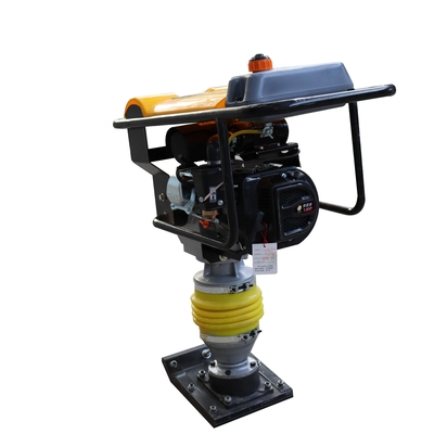 Rammer d'amortissement de la construction routière avec moteur à essence de 6,5 ch et profondeur d'amortissement de 35 cm