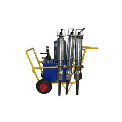 Excavateur hydraulique à fente de roche tout en un équipement avec moteur CA 42-50 mm