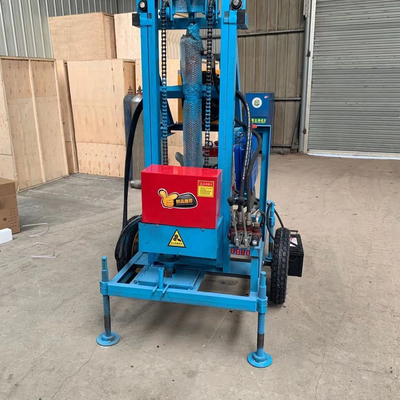 Machine de forage de forage de puits d'eau et de forage de forage de roche de 200 m avec certification CE