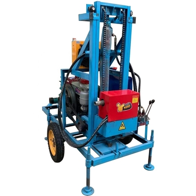 Machine de forage de forage de puits d'eau et de forage de forage de roche de 200 m avec certification CE