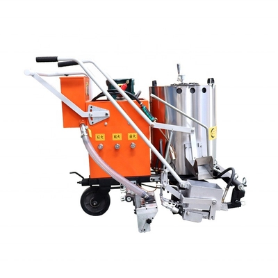 Machine de marquage de route à poussée manuelle avec ligne de distribution de perles de verre Épaisseur de 1 à 2 mm 3.2