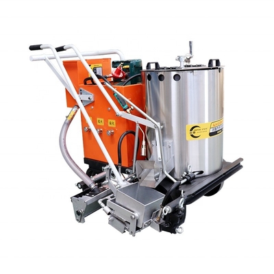 Machine de marquage de route à poussée manuelle avec ligne de distribution de perles de verre Épaisseur de 1 à 2 mm 3.2