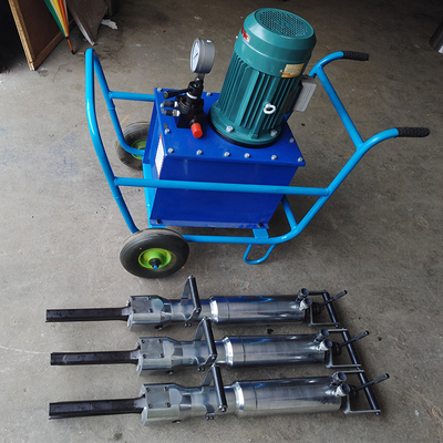 Disjoncteur hydraulique électrique pour la fracturation de roches dures de diamètre de forage 42-50 mm