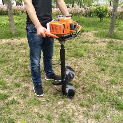 Excavation professionnel simplifié trou de terre auger machine de forage de forage longueur 0,5-2,5 m