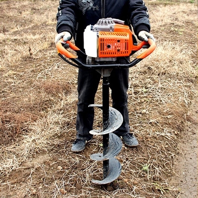Excavation professionnel simplifié trou de terre auger machine de forage de forage longueur 0,5-2,5 m