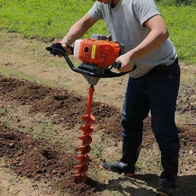 Puissant Cma7300 Benzine Earth Auger Forage Outil de creusement à deux temps 63cc Moteur à essence