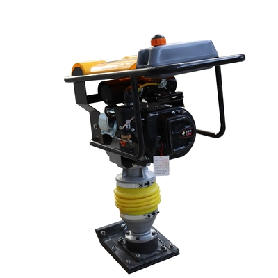5.5hp moteur à essence Rammer de terre pour 75 kg Compaction Impact dans la conception électrique