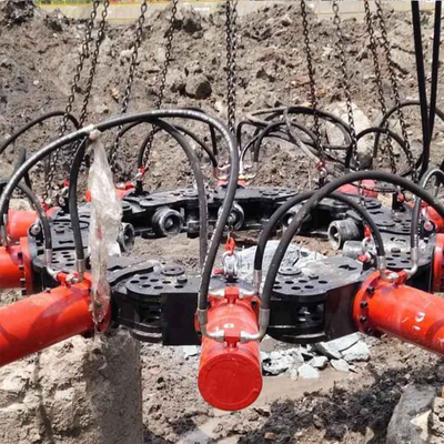 Excavateur à faible consommation d'énergie, concasseur hydraulique, casse-pierre de 75 mm, châssis pour piles de pierre