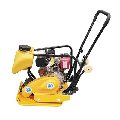 Compacteur de plaque diesel réversible 330 kg Compacteur de plaque avec une force centrifuge de 50 kn