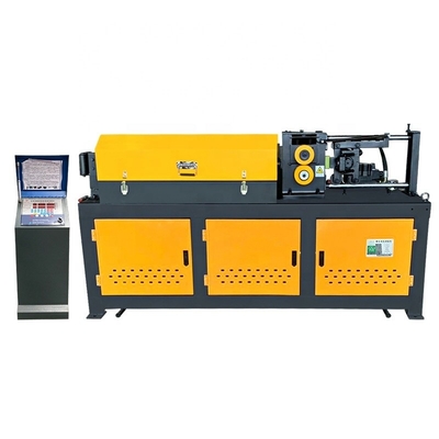 Jaune 650KG personnalisé CNC Hydraulique filé Barre d'acier de redressement et de la machine de coupe