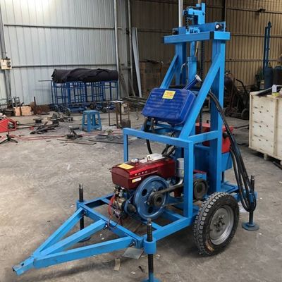 Machine de forage de puits d'eau portable au diesel pour le forage du noyau de l'extraction d'or Spt