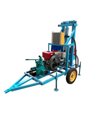 200m 300m Profondeur de forage Pneumatique Dth Crawler Rig de forage Avec 50mm de diamètre de forage