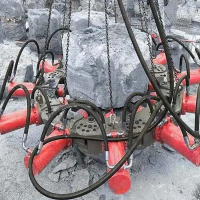 Quad Cropper pour la rupture de piles Laissez le renforcement intact Aucune fissure au-dessous du niveau de coupe