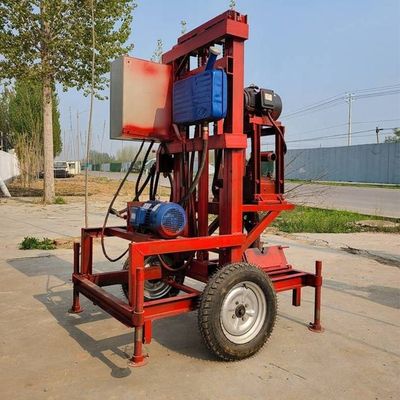 Profondeur de forage de 250 m Dème puits de forage de puits d'eau Machine de forage de puits de forage Technologie avancée