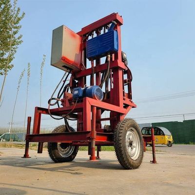 Profondeur de forage de 250 m Dème puits de forage de puits d'eau Machine de forage de puits de forage Technologie avancée