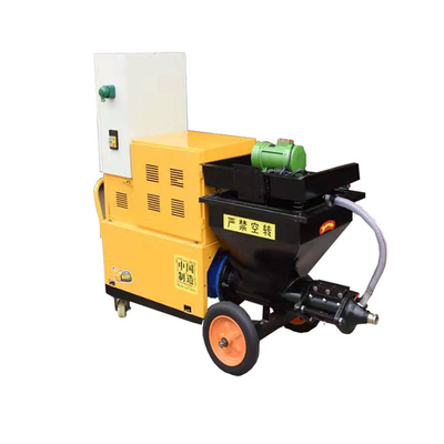 Machine à pulvériser le ciment et le mortier au moteur de 4 kW pour le plâtrage 1.52*0.68*0.95
