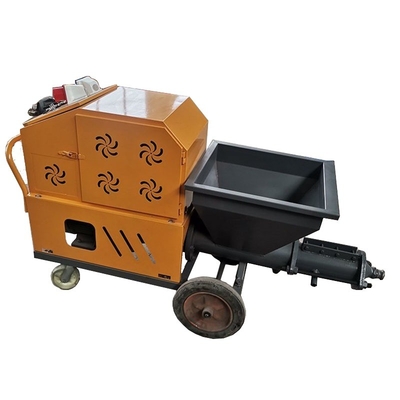 Machine à pulvériser le ciment et le mortier au moteur de 4 kW pour le plâtrage 1.52*0.68*0.95