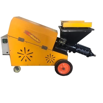 Machine à pulvériser le ciment et le mortier au moteur de 4 kW pour le plâtrage 1.52*0.68*0.95