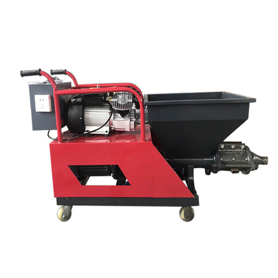 Machine à pulvériser le ciment et le mortier au moteur de 4 kW pour le plâtrage 1.52*0.68*0.95