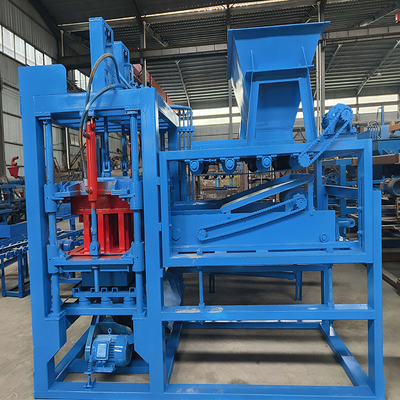 Accueil 75KN Vibration Petite mini-machine manuelle à ciment creux diesel pour la fabrication de briques en Ouganda