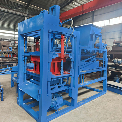 Accueil 75KN Vibration Petite mini-machine manuelle à ciment creux diesel pour la fabrication de briques en Ouganda