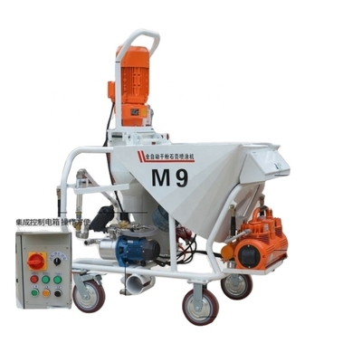 115L Capacité de trémie moteur diesel pistolet à pulvérisation de mortier machine à ciment de plâtre