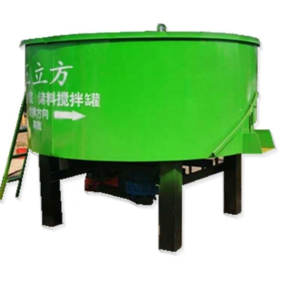 500L 800kgs Teka Turbine Concrete Pan Mixer pour le béton préfabriqué et le béton de base