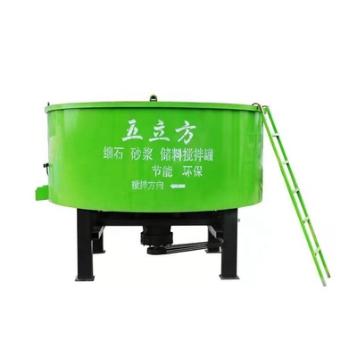 500L 800kgs Teka Turbine Concrete Pan Mixer pour le béton préfabriqué et le béton de base