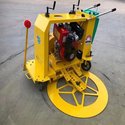 Machine à coudre circulaire à poussée manuelle de conception compacte pour le ciment Asphalte Pavement en béton