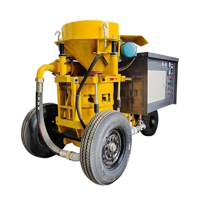 1500 kg machine de pulvérisation de pompe à béton mélangé humide pour la construction avancée
